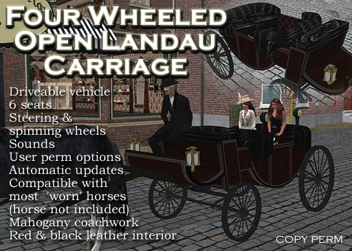 Four Wheel Open Carriage 1.2 (boxed)