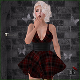 (*<*) 1313 Belle Dress - Red Plaid