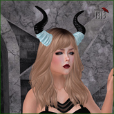 (*<*) 1313 Merry Little Gothmas Horns - Blue