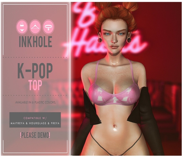 .Inkhole. K-Pop Bra (DEMO) (3Sizes)
