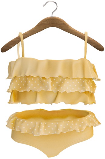 {Lula Belle} Kai Ruffle Swimsuit - SUNSHINE {Boxed}