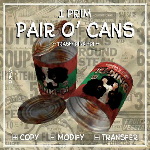 !:P:! * 1 Prim: Pair o' Cans ~ Dinki-Di