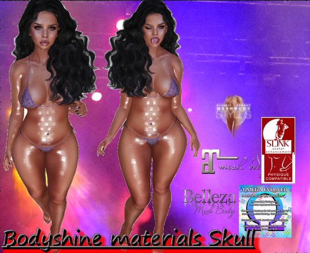 Bodyshine Materials Skull Box
