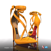 [Gos] Morgane Ribbon Heels - Dark Cheddar