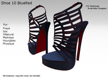 [CW] -Shoe 10 BlueRed-BOX