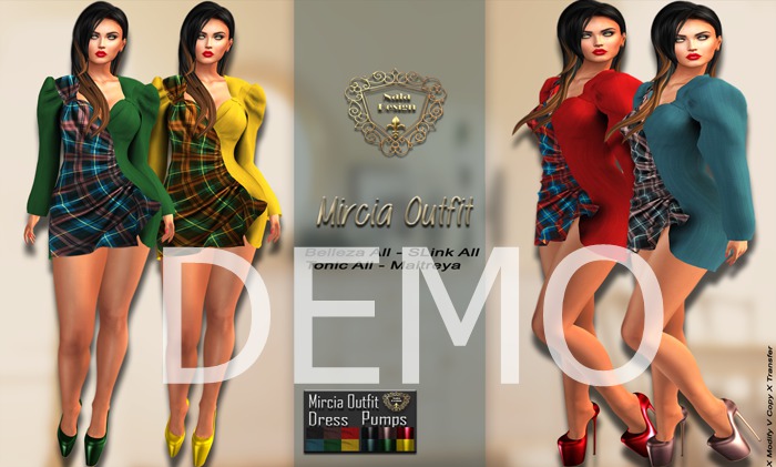 DEMO - Nala Design:Mircia Outfit : All Mesh Bodies