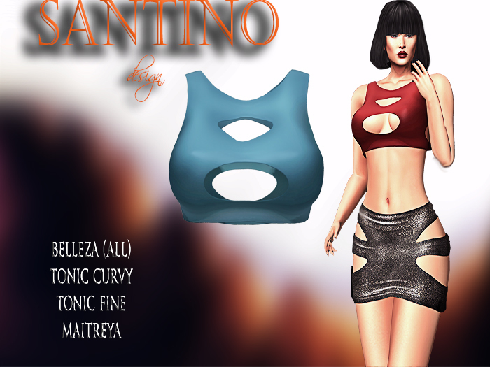 Santino Design-Top-Blue-