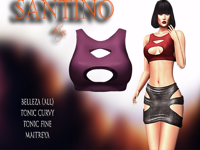 Santino Design-Top-Fuschia-