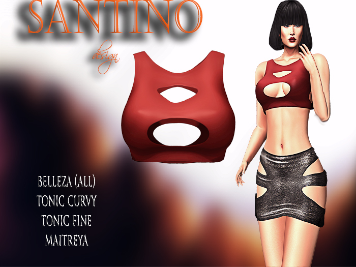 Santino Design-Top-Red-