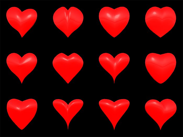 PIRISI - Sculpted Heart Collection 1 - Boxed - FULL PERMS