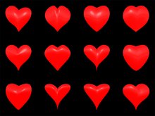 PIRISI - Sculpted Heart Collection 1 - Boxed - FULL PERMS