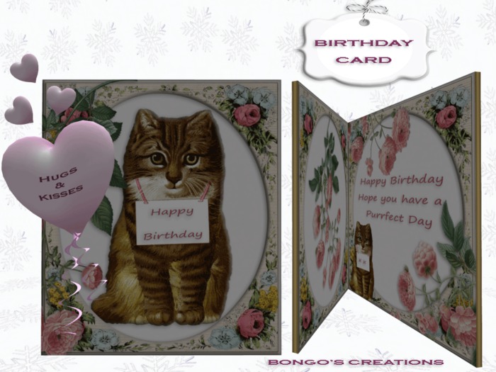 BMC278. HAPPY BIRTHDAY CARD.