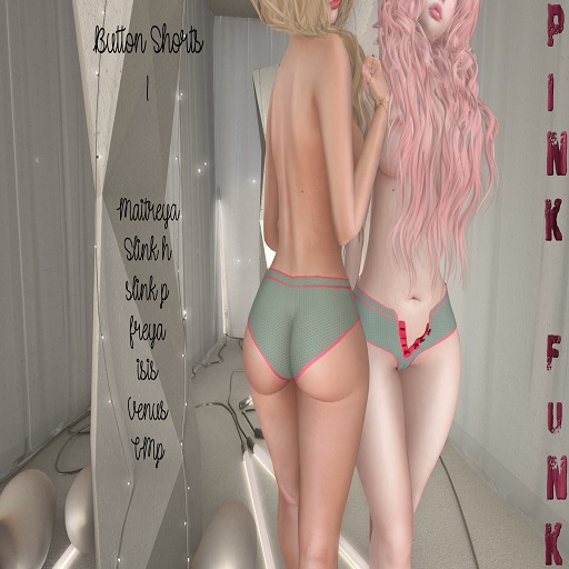 [PINKFUNK] Button Shorts 1