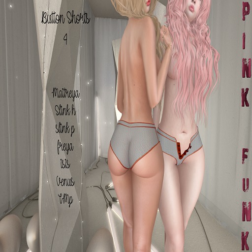 [PINKFUNK] Button Shorts 4