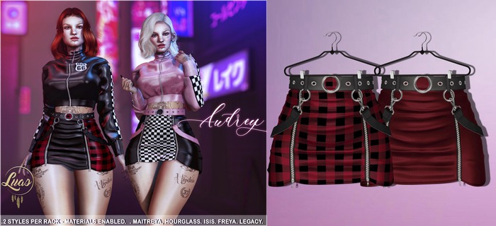 Luas Audrey Skirt Reds