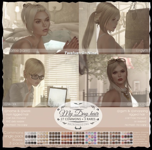 Tableau Vivant \\ My Day @ Home Pack 3 - RARE