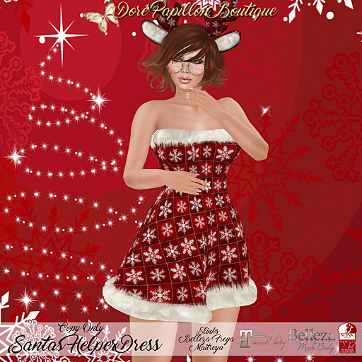 DPB Santas Helper Dress - Red