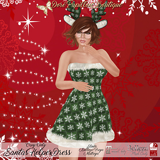 DPB Santas Helper Dress - Green