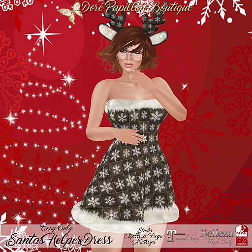DPB Santas Helper Dress - Brown