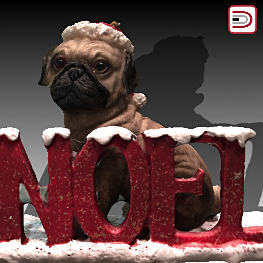 [Danielito] Christmas Pug Dog