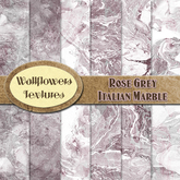 *Wallflowers* Rose Grey Italian Marble