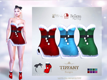 ::XMAS PROMO:: Santa Ina Mesh Outfit ~ 8 Textures HUD