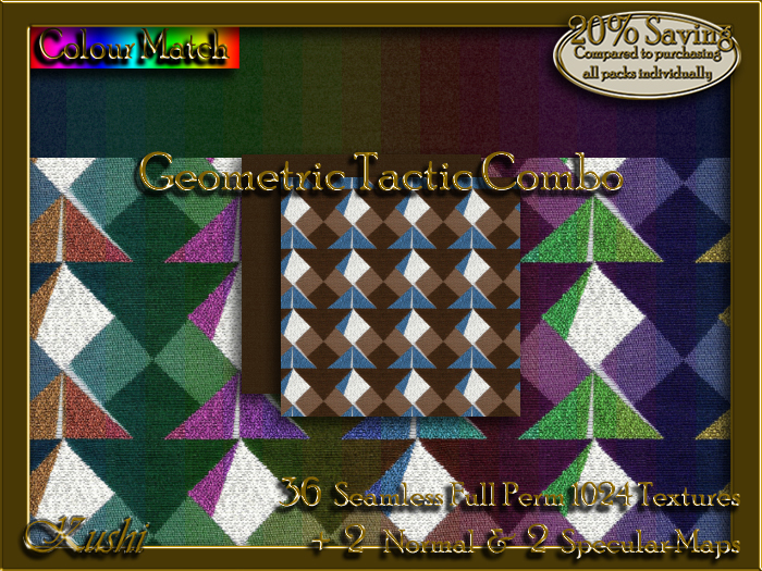 Geometric Tactic Combo Textures