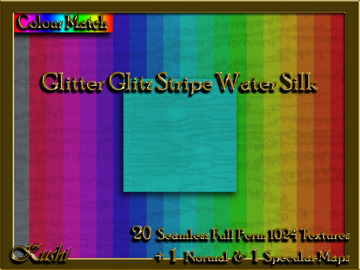 Glitter Glitz Stripe Water Silk Solids Textures