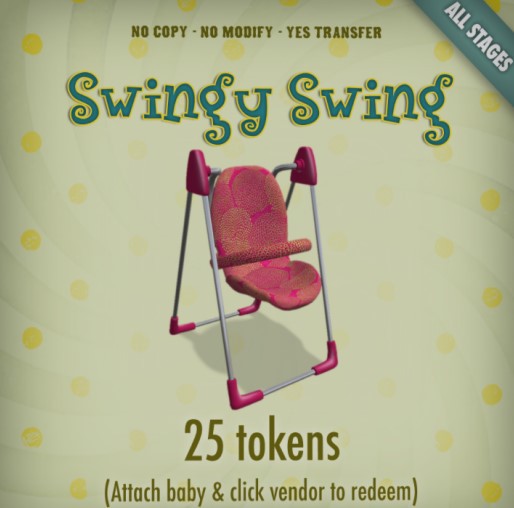 [Zooby Legacy Baby] Zooby Token Toys - Zooby Swing Wild Berry