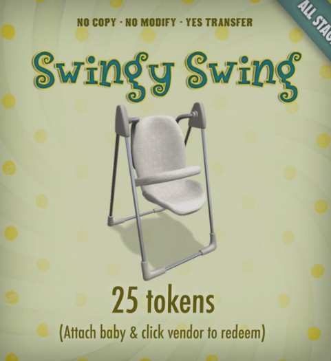 [Zooby Legacy Baby] Zooby Token Toys - Zooby Swing Flower Dust