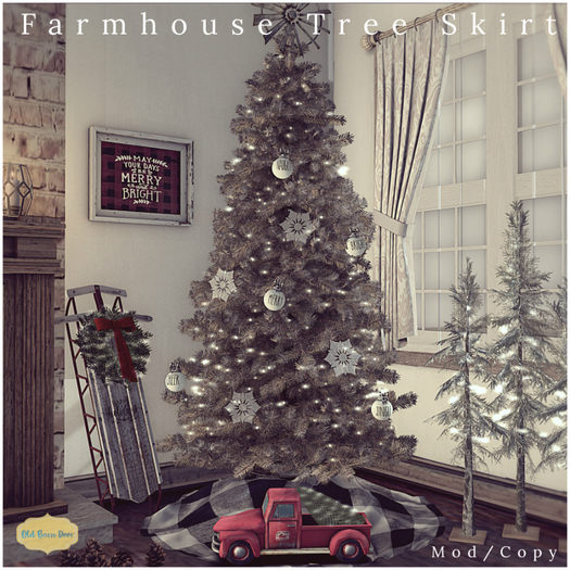 {OBD} Farmhouse Tree Skirt [BOXED]