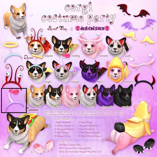 Sweet Thing. & darkendStare - Plush Moogie Headband