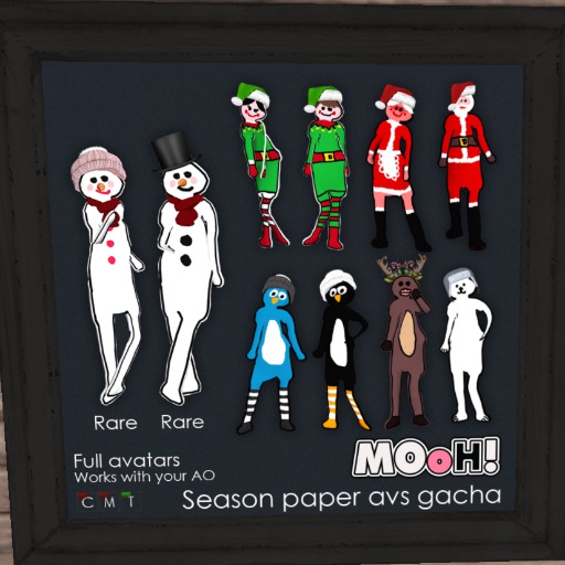MOoH! Mrs Santa paper avatar