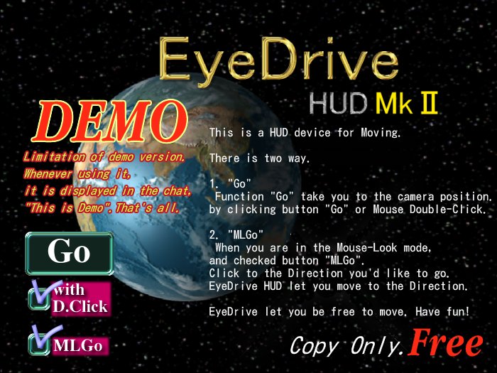 EyeDrive HUD MkII DEMO [1.0]