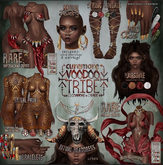 CUREMORE / Voodoo Tribe / Wild Claws / GOLD