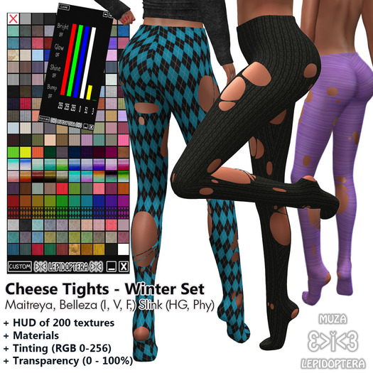 demo}>i<{ MUZA Cheese Tights - Winter Set