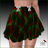 (*<*) 1313 Elvi Skirt - Green Plaid