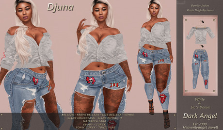 angel patch jeans