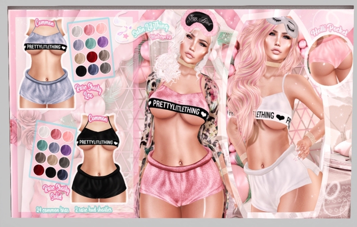 *HolliPocket* Satin Lil Thing-lilac bra mait