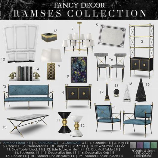 07 Fancy Decor: Ramses Chandelier