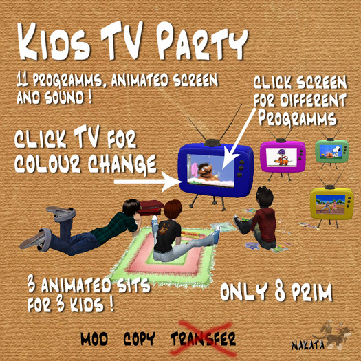 Kids TV party / boxed