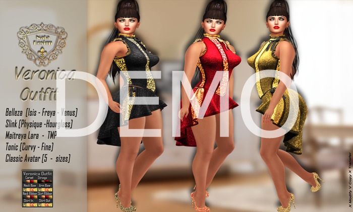 DEMO - Nala Designs::Veronica Outfit::All Mesh Bodies