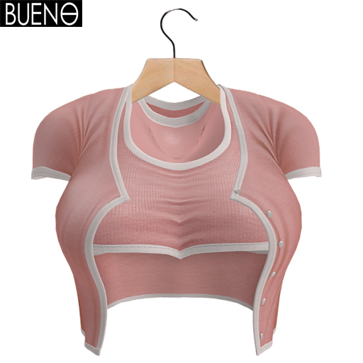 BUENO-Cardi Set-Coral