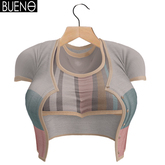 BUENO-Cardi Set-Striped