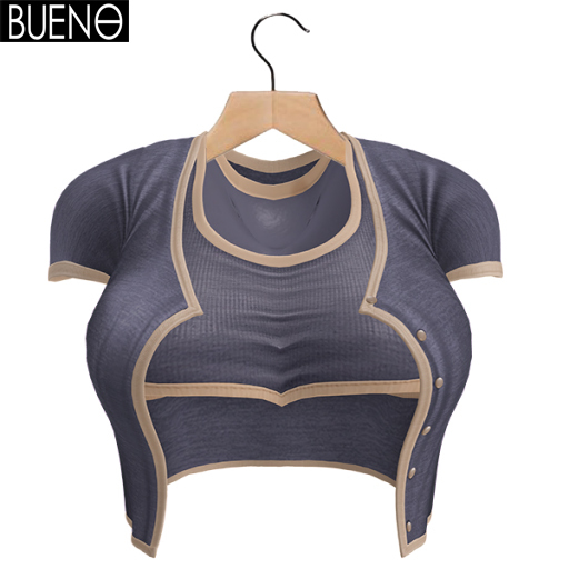 BUENO-Cardi Set-Slate