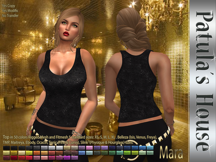 * (PH) Mara Top (50 colors).