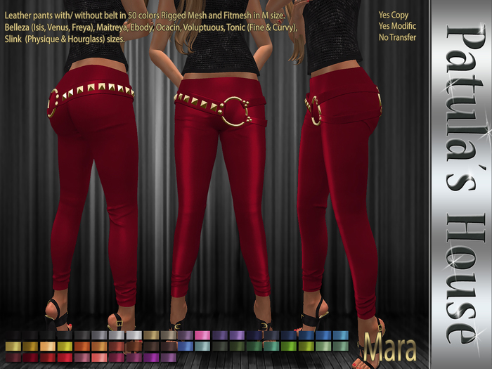 * (PH) Mara Leather Pants (50 colors).