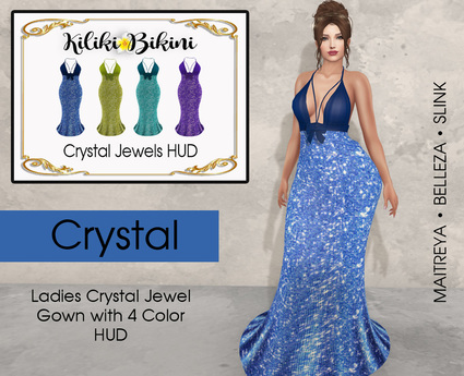 Second Life Marketplace - Kiliki Bikini - Crystal Jewels Gown