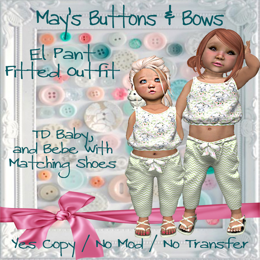 MBB * El Pant Fitted Outfit (TDB&Bebe)
