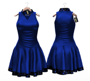 Blue Plaid Girl Dress Maitreya